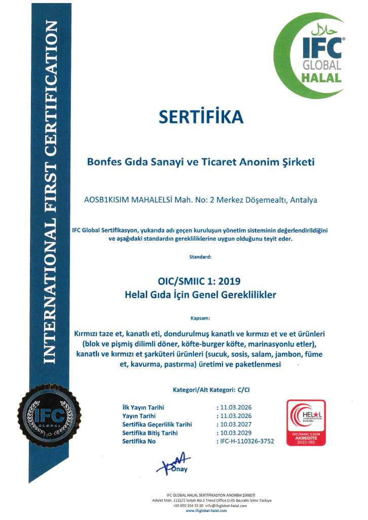 Helal Sertifikası